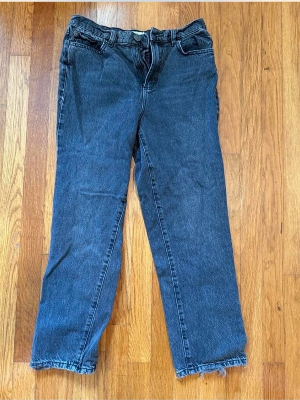 Garage Women's Boyfriend Jeans in Faded Dark Blue